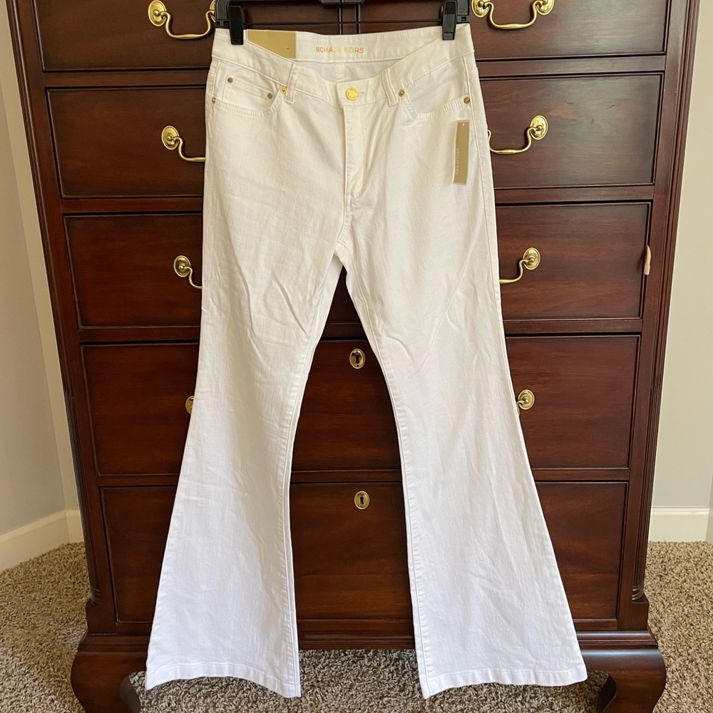 White Flare Jean